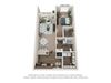 Floor Plan 1X1 Floor Plan 1X1 at Ardmore at Bryton, Huntersville, NC, ZIP 28078O